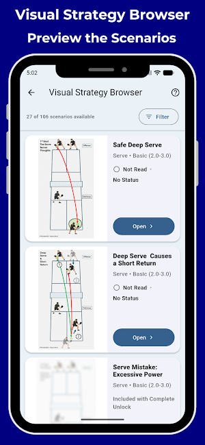 Pickleball Strategy 3.5+ App Screenshot 1