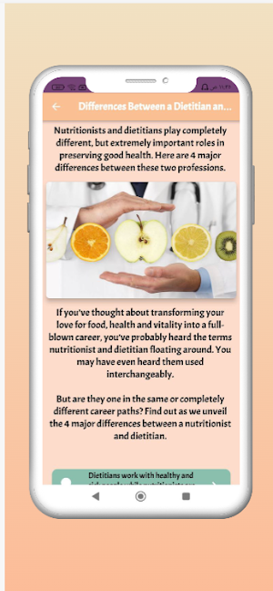 Nutritionist vs Dietitian Screenshot 3