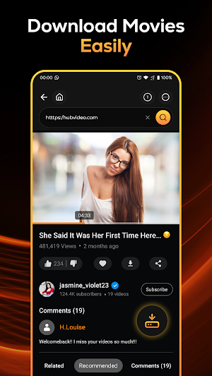 Fast Video Downloader Browser Screenshot 2