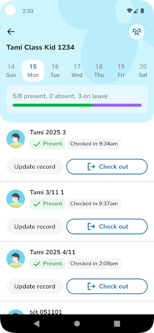 LittleLives Teachers App Screenshot 2