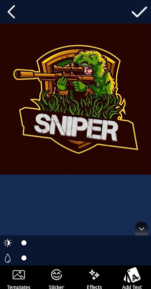 Sniper Gaming Logo Maker Screenshot 3