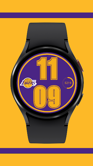 Los Angeles Lakers Watch Face Screenshot 2
