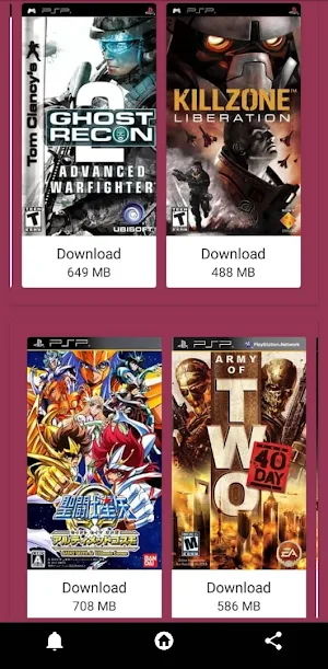 PSP Games Files Downloader Screenshot 3