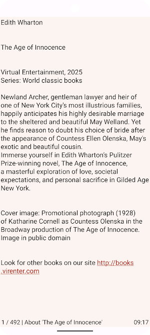 The Age of Innocence Screenshot 1