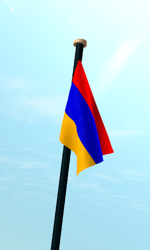 Armenia Flag 3D Live Wallpaper Screenshot 2