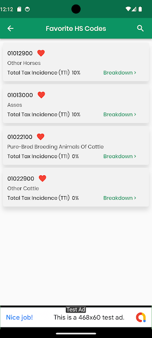 Customs Tariff Bangladesh Screenshot 2