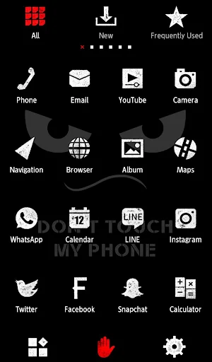 Wallpaper Don't Touch My Phone Screenshot 2