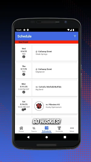 Hoover Huskies Athletics Screenshot 1