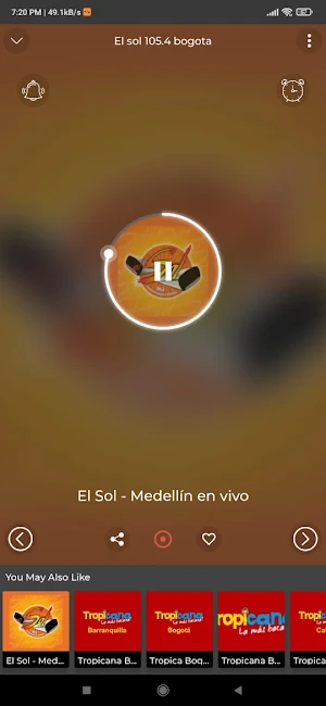 El Sol 105.4 Bogota Screenshot 2