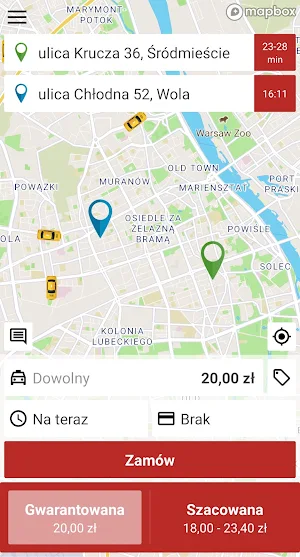 Glob Taxi Warszawa Screenshot 3
