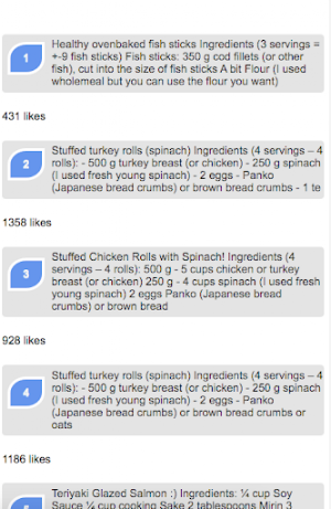 Japanese recipe Screenshot 0