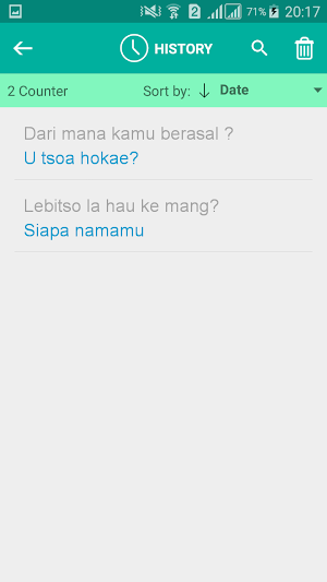 Sesotho Indonesian Translator Screenshot 3