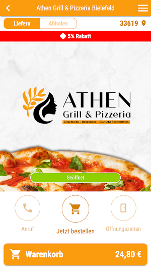 Athen Grill & Pizzeria Screenshot 0