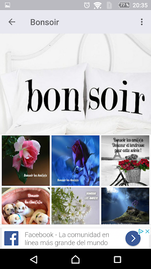 Bonsoir images et phrases Screenshot 0