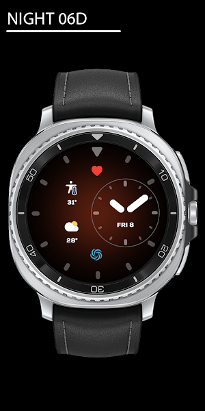 Night 06D - Analog Watch Face Screenshot 0