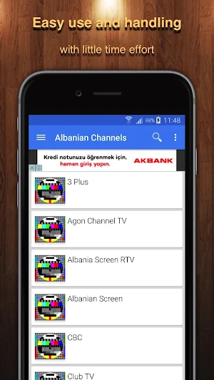 TV Albania Channel Data Screenshot 1