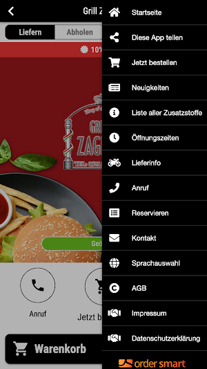 Grill Zagros Screenshot 2
