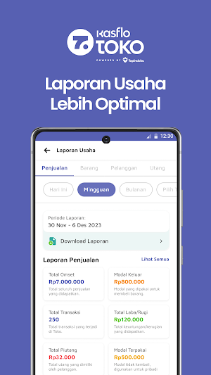 Kasflo Toko - POS Kasir Gratis Screenshot 3