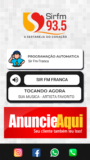SirFM Franca Screenshot 0