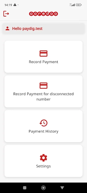 Ooredoo iCollect Screenshot 1