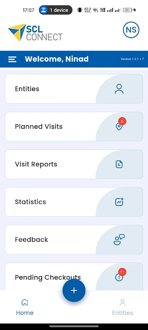 SCL Connect Screenshot 1