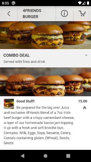 4Friends Burger Screenshot 2