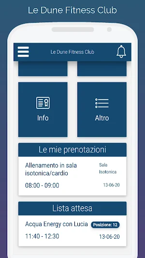 Le Dune Fitness Club Screenshot 1