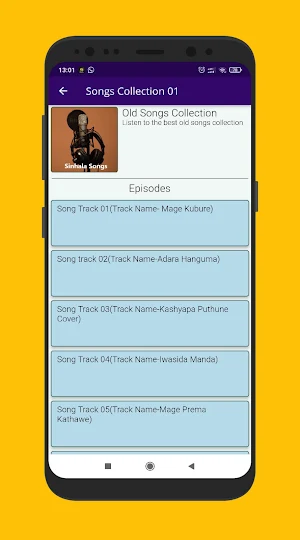 Sinhala Songs & Radio Player Screenshot 3
