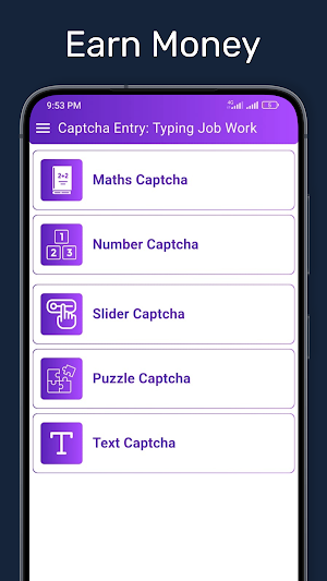 Captcha Entry: Typing Job Work Screenshot 0