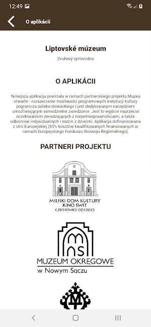 Liptovské múzeum Screenshot 1