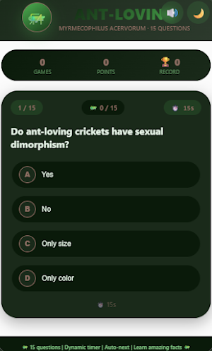 Ant-Loving mr Bit Cricket Quiz Screenshot 1