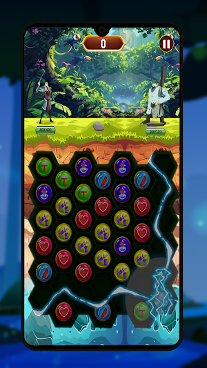 Ancient Hero Matching Game Screenshot 1