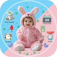 New Born Baby Greeting Frames