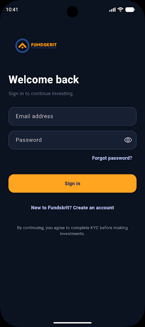 Fundskrit Mutual Fund & SIP Screenshot 0