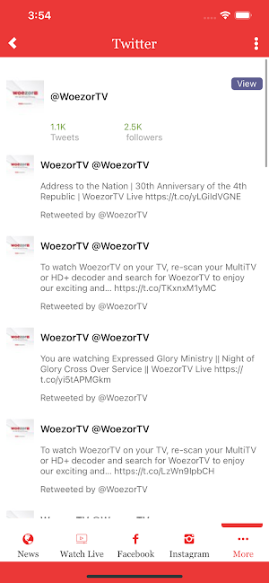 Woezor TV Screenshot 2