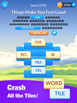 Word Tile Puzzle: Brain Training & Free Word Games Screenshot 1