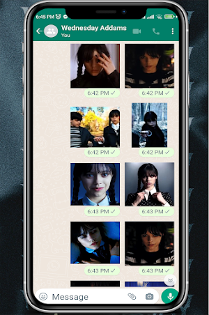 Wednesday Addams Stickers 2023 Screenshot 2
