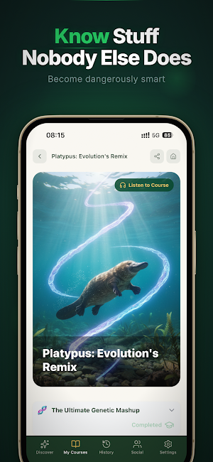 Nerdsip - Micro Learning App Screenshot 0