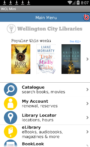 Wellington City Libraries Screenshot 0
