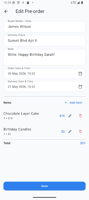 Orderivo: Pre-Order Tracker Screenshot 1