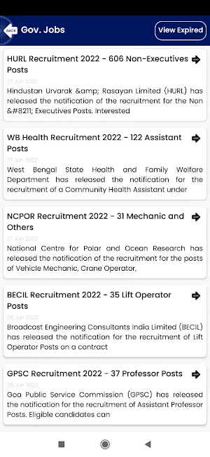 online Job Search Alert Screenshot 0