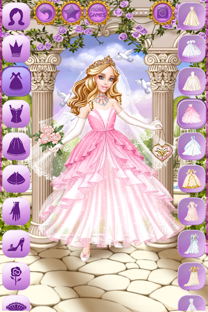 Cinderella Wedding Dress Up Screenshot 0