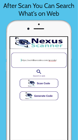 Nexus Scanner- QR Code Monkey Screenshot 1