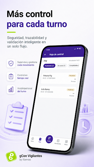 gCon Shield: control de acceso Screenshot 3