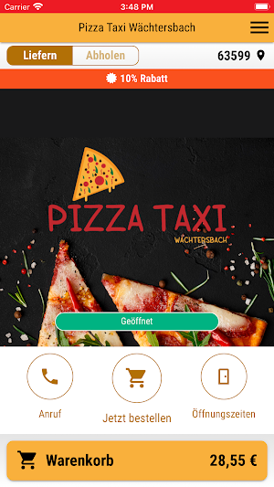 Pizza Taxi Wächtersbach Screenshot 0