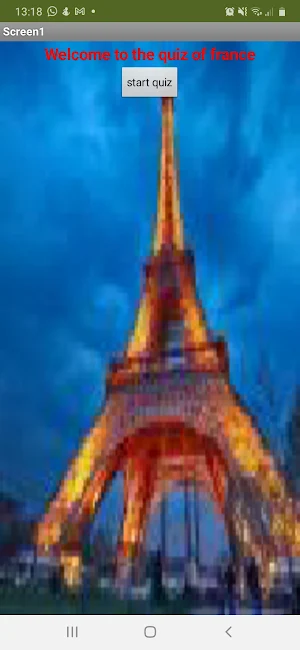Quiz de la france Screenshot 0