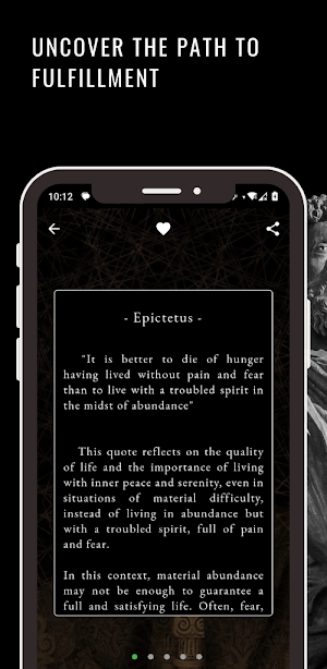 Epictetus: Daily stoic phrases Screenshot 3