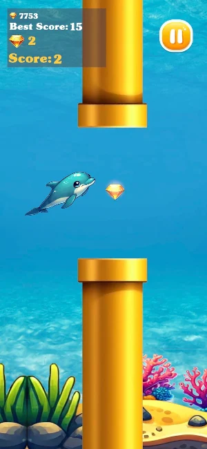 Flappy Fins Screenshot 0