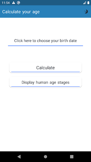 age Calculator Screenshot 0
