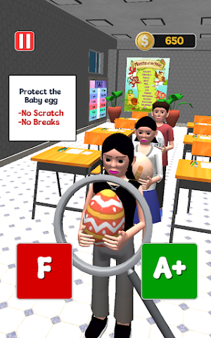 Paper Pass Fail Teacher Game Screenshot 2